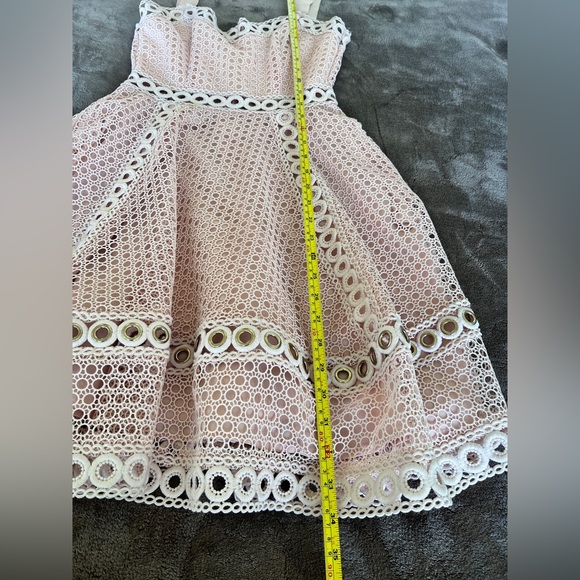 MAJE - Ravi Eyelet Dress Blush Pink - Picture 13 of 13